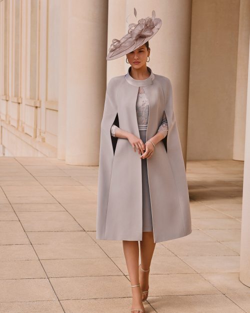 Couture Club dress and cape coat