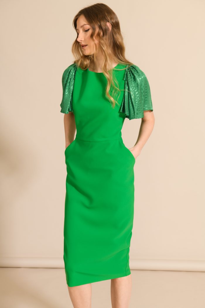 Caroline Kilkenny Willow dress in green