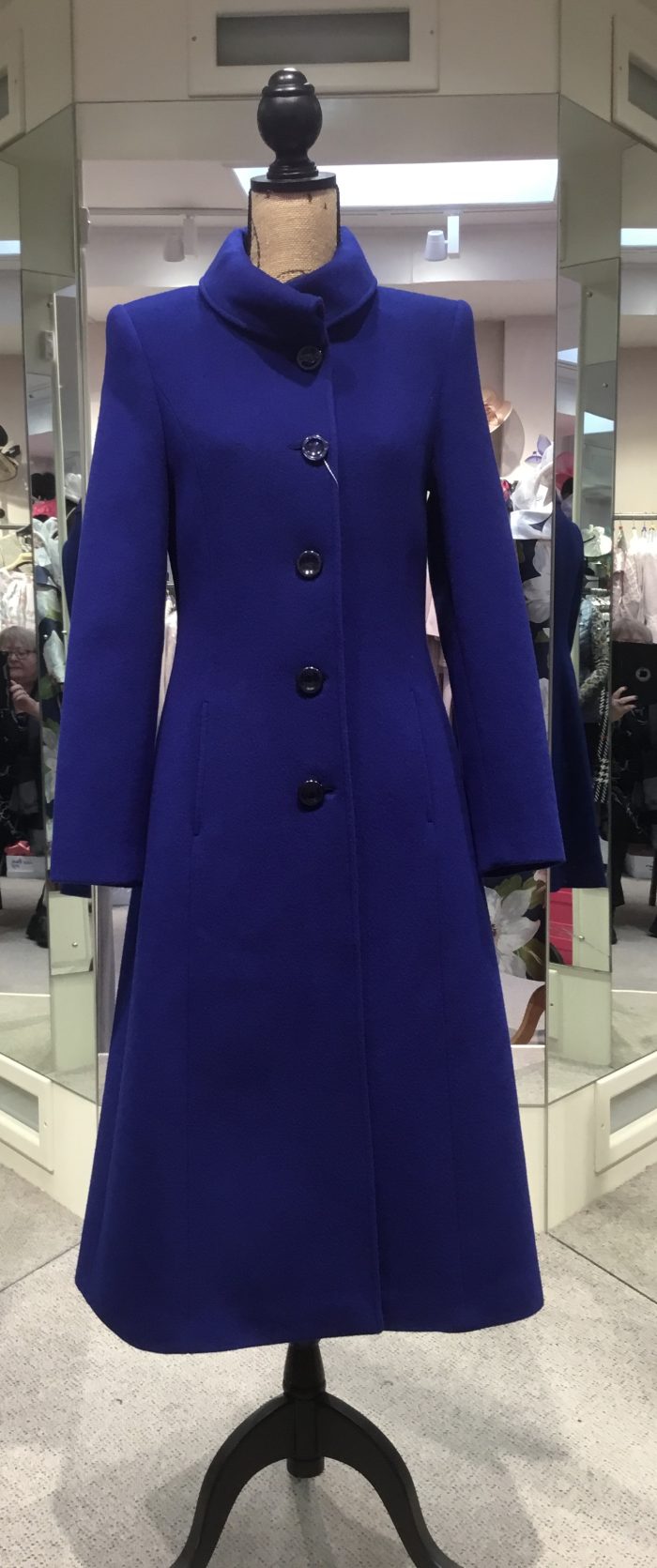 Christina Felix coat in Royal style 575