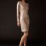Joseph Ribkoff gold beaded shift dress