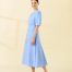Miliana dress Sisters by Caroline Kilkenny blue linen
