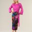 Caroline Kilkenny Anais dress in painted flower print