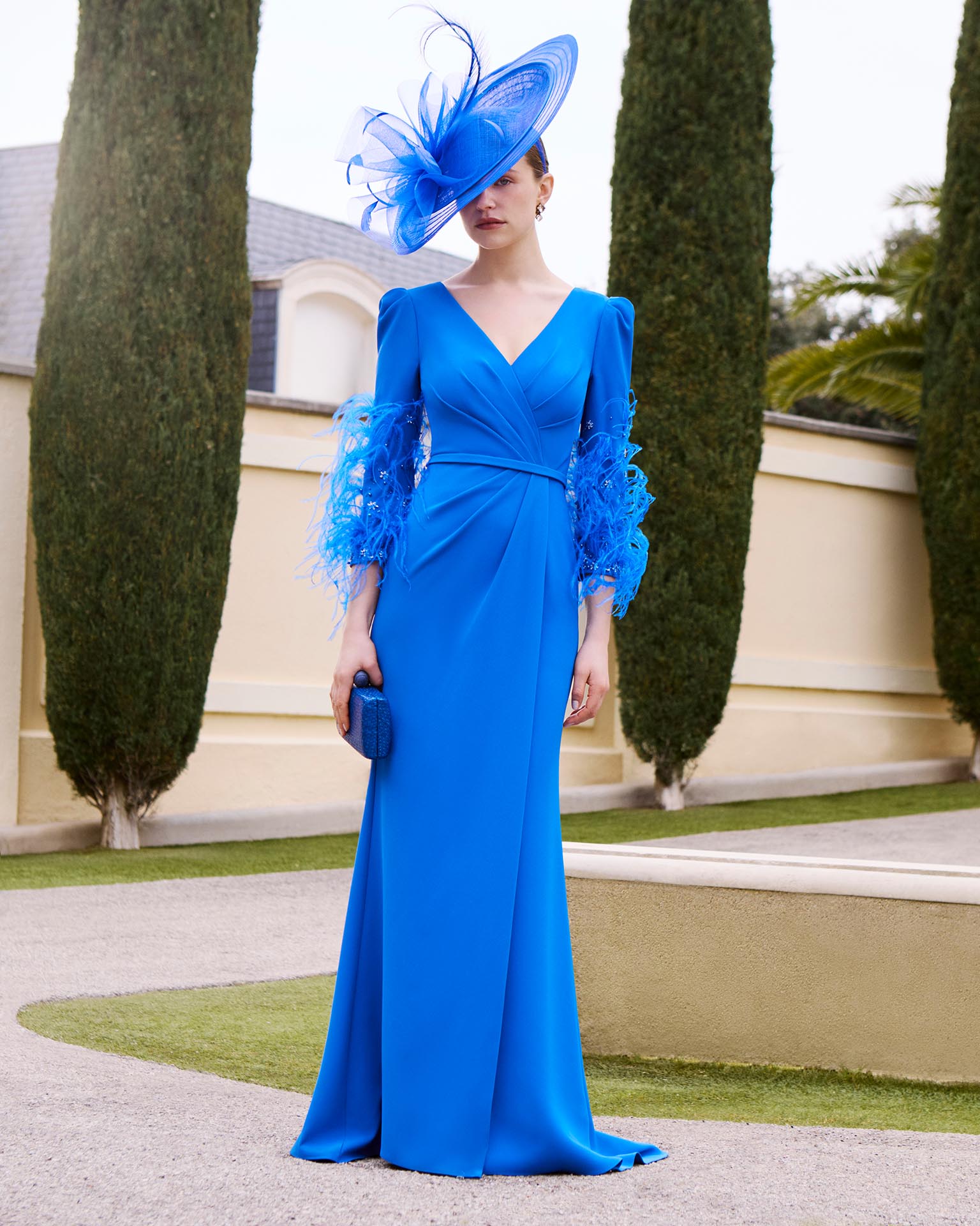 Courture Club cobalt maxi dress 1G18