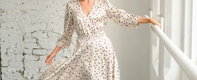 Caroline Kilkenny scout dress in berry print