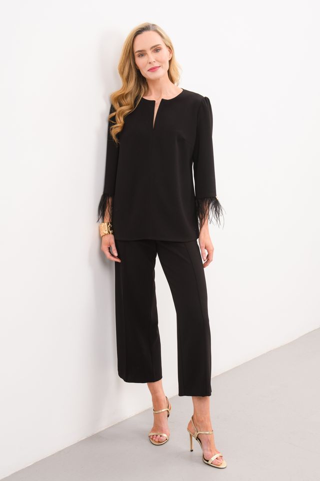 Aspen and scott trouser suit Caroline Kilkenny