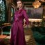 JOSEPH Ribkoff dress in berry burst taffeta