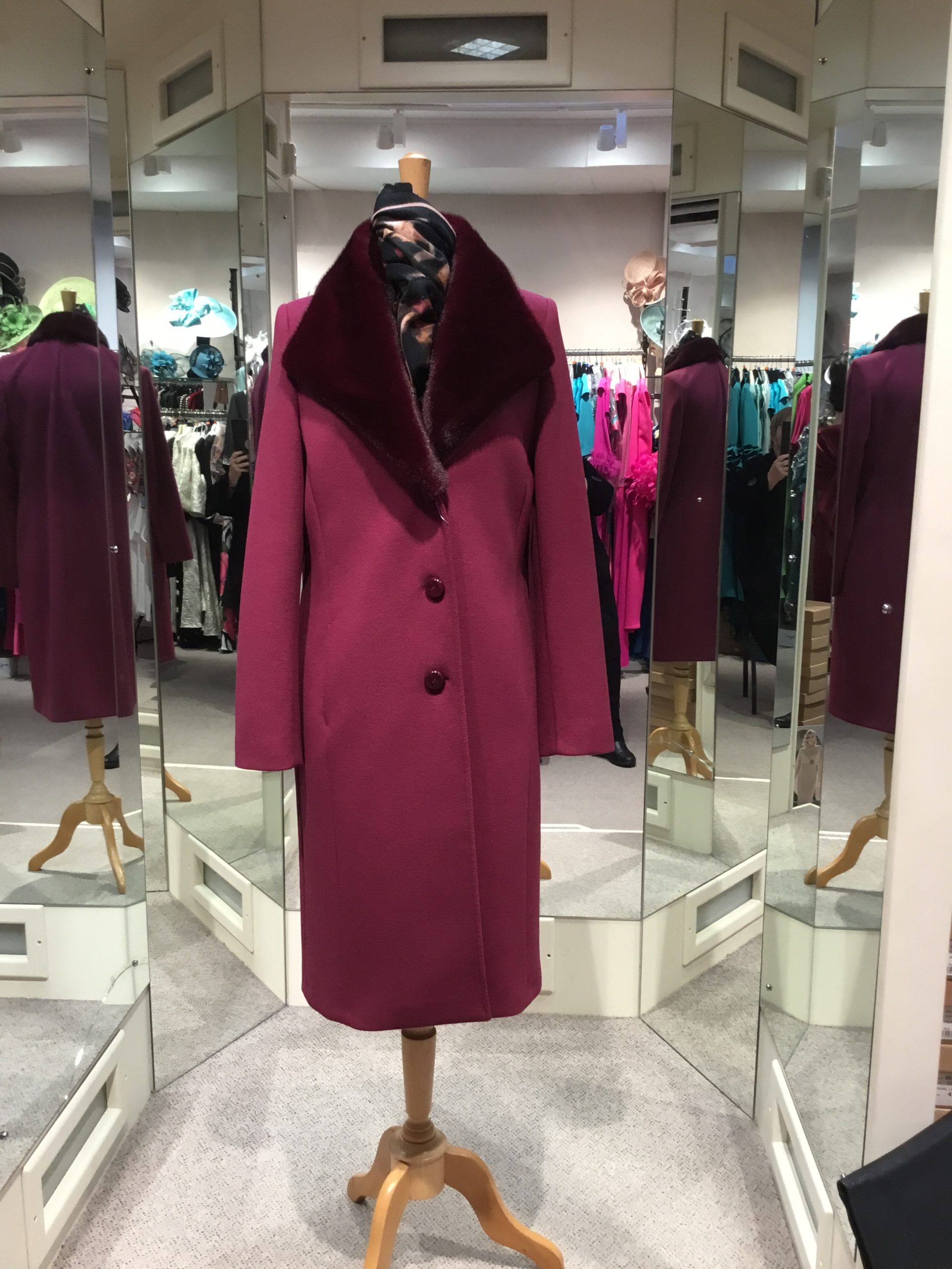 Christina Felix 583 cashmere and wool coat